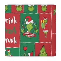 Square Tablecloth with Elastic Edges 34 * 34 Inch Waterproof Table Cover Washable Indoor and Outdoor for Party Kitchen Dinner Banquet Patio Picnic