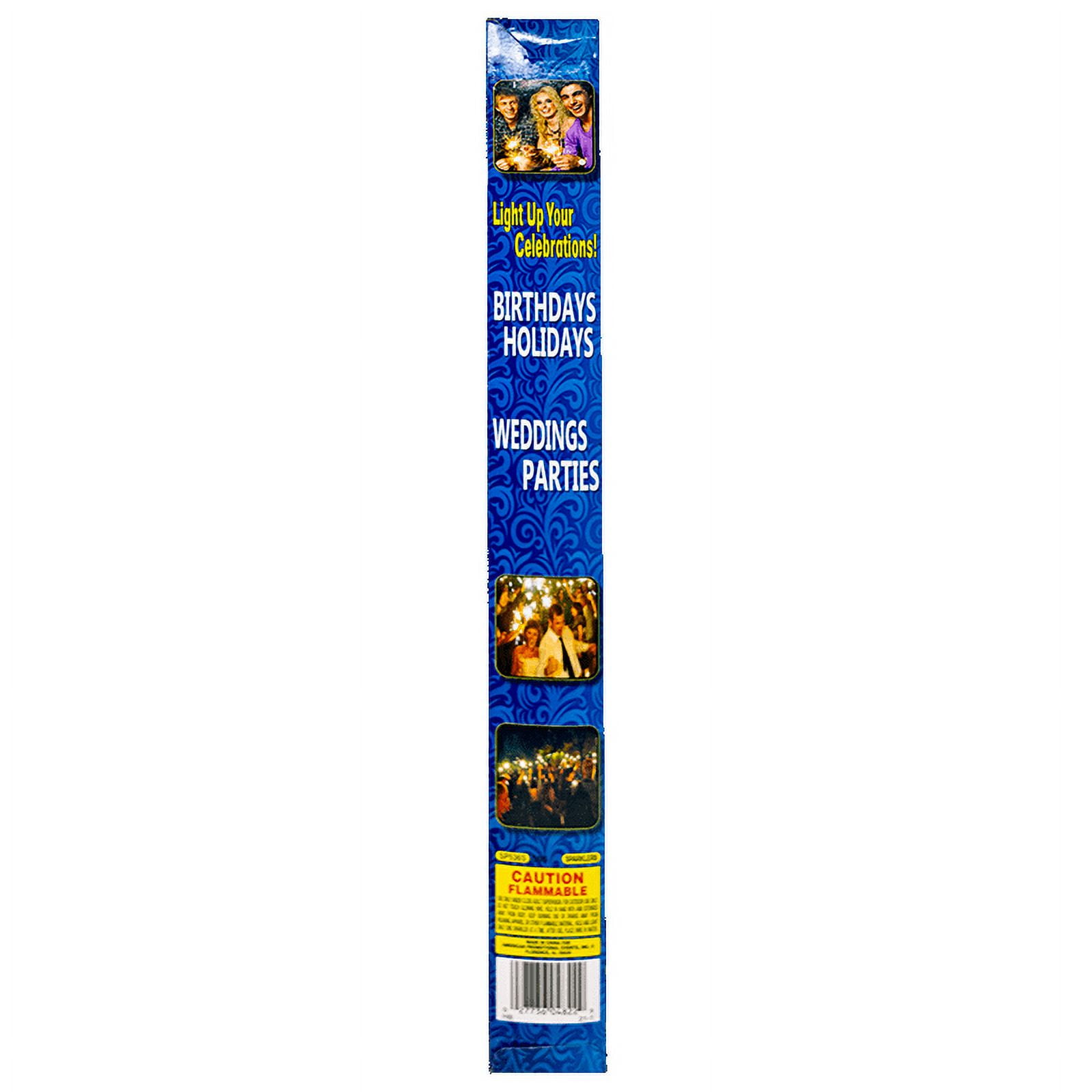 TNT Fireworks Wedding Celebration Sparklers, 20 Gold Sparklers, 5 Pack, Party