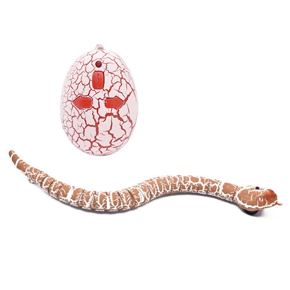 Electric Remote Control RC Mock Orange Snake Animal Prank Trick Fun Toy