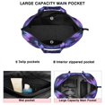 thumbnail image 3 of Blue Purple Tie Dye Pattern Travel Tote Bags for Women Carry On,Large Weekender Bags for Women Travel,Multi Functional Duffle Bag for Work,Shopping,Sports, 3 of 5