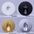 thumbnail image 2 of Aplique de pared SANDIY con caja de montaje integrada, luz nocturna redonda para escaleras, pasillos, balcones, luminaria CA 85-265 V/CC 12 V, 2 of 5