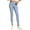 Light Blue, variant on Women's Workout Leggings, High Rise Stretch Waistband, Side Pockets