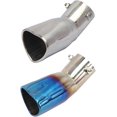 thumbnail image 2 of HAHDAXIA Stainless Steel Exhaust Tailpipe Muffler Tip Universal 2.5 inch Inlet, 2 of 6