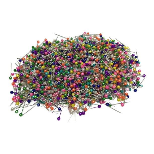 1000 piezas de alfileres de costura, alfileres de acolchado, alfileres rectos, alfileres de varilla para manualidades Vistoso
