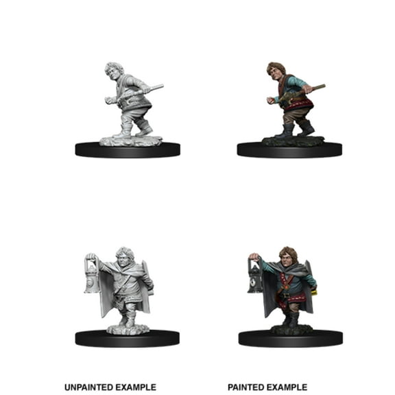 WizKids D D Nolzurs Marvelous Upainted Miniatures Wave 11 Male Halfling Rogue