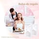 thumbnail image 4 of Bolsa de Regalo de Transparente 12 Piezas, Bolsa de Flores PP Reutilizable con Cinta para Bodas, Novias, Cumpleaños, Baby Shower, Fiesta, 7x10x3.15in (Blanco), 4 of 4