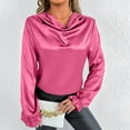 thumbnail image 5 of Pohista Women's Blouses Plus Size Tunic Long Sleeve Tops for Women Plus Womens Tops Dressy items, 5 of 8