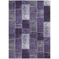 thumbnail image 2 of 9' X 12' Purple Eggplant And Lavender Patchwork Washable Indoor Outdoor Area Rug, 2 of 5