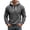 Grey, variant on Uikmnh Men's Sweatshirts, Pullover Hoodie with Adjustable Hood and Front Pocket, Hoodies for Men,L