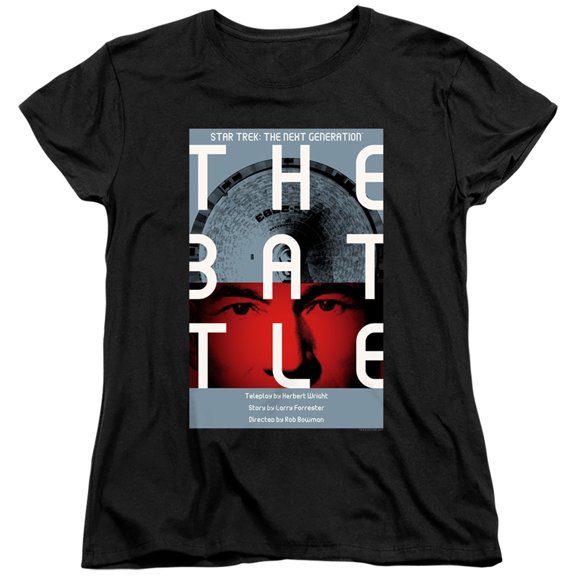 Star Trek Tng Season 1 Episode 9 Women's T-Shirt Black