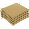 Delahey Solid Sesame Seat Pad 4-pack
