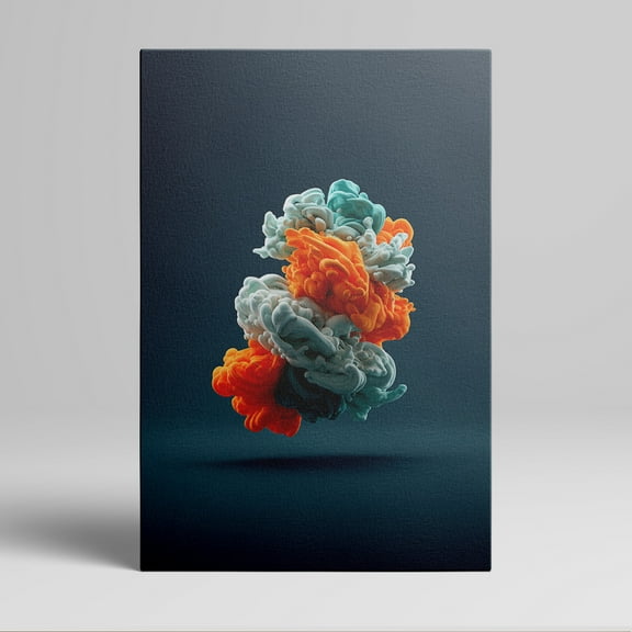 1pc Abstract Color - Explosion Canvas Wall Art, Framed Decor for Room Hanging, Wall Picture Decor for Home Gifts, Ideal for Living Room, Bathroom, Bedroom, Kitchen Wall Art Decor