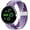 Grape Purple, variant on MYKOMI Stretchy Braided Bands Compatible with Google Pixel Watch 4 3 45mm Band for Women Men - Upgraded Metal Lugs - Elastic Nylon Breathable Sport Straps for Pixel 3 4 Watch Band 45mm