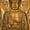 Buddha Mural, variant on Elephant Stock Ornate Buddha Statue Wall Art - Vertical Canvas Wall Art - Living Room Wall Decor - Religion And Spirituality Canvas - Black And Teal Decor - 8" x 12"