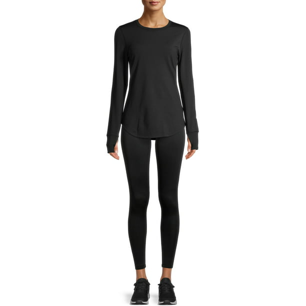 by Cuddl Duds Women's Thermal Base Layer Thermal Top and 2-Piece Set -