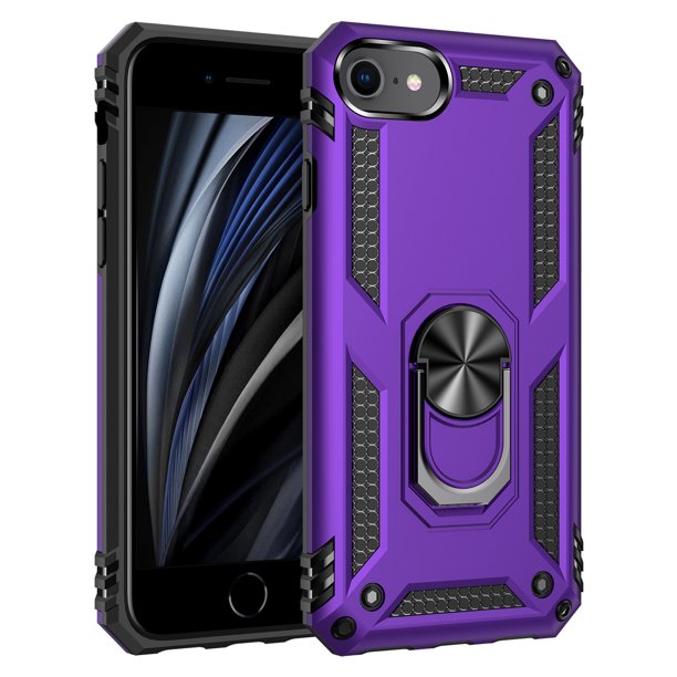 iPhone SE Case 2022, iPhone SE 3rd Generation Case, [Military Grade] Case with Ring