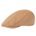 thumbnail image 2 of Joernso Men Woolen Newsboy Flat Cap, Soft Fitted Driving Cabbie Hat, Retro Style Peaked Cap for Spring And Autumn Casual Daily Wear, 2 of 8