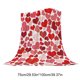 thumbnail image 3 of Las mantas en forma de corazón son un regalo romántico para decorar el hogar, tanto para novias como para esposas. Son ideales para aniversarios, cumpleaños y sofás. Mantas suaves de franela., 3 of 6