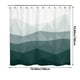 thumbnail image 3 of pstuiky Cortina de ducha con estampado digital de empalme degradado cortina de baño con cortina colgante cortina de ducha con patrón de partición de baño, 3 of 6