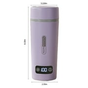 Water Bottle Travel Electric Kettle Portable Small Mini Tea Coffee Kettle Water Boiler, 350ml Water Heater With 4 Temperature Control,304 Stainless Steel