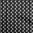 thumbnail image 1 of oneOone Rayon Black Fabric Asian Block Sewing Material Print Fabric By The Yard 56 Inch Wide, 1 of 5