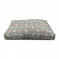 thumbnail image 4 of Forest Pet House, Doodle Wildlife Pattern with Smiling Fox Mushrooms Pine Trees and Rain Clouds Print, Outdoor & Indoor Portable Dog Kennel with Pillow and Cover, 5 Sizes, Multicolor, by Ambesonne, 4 of 5
