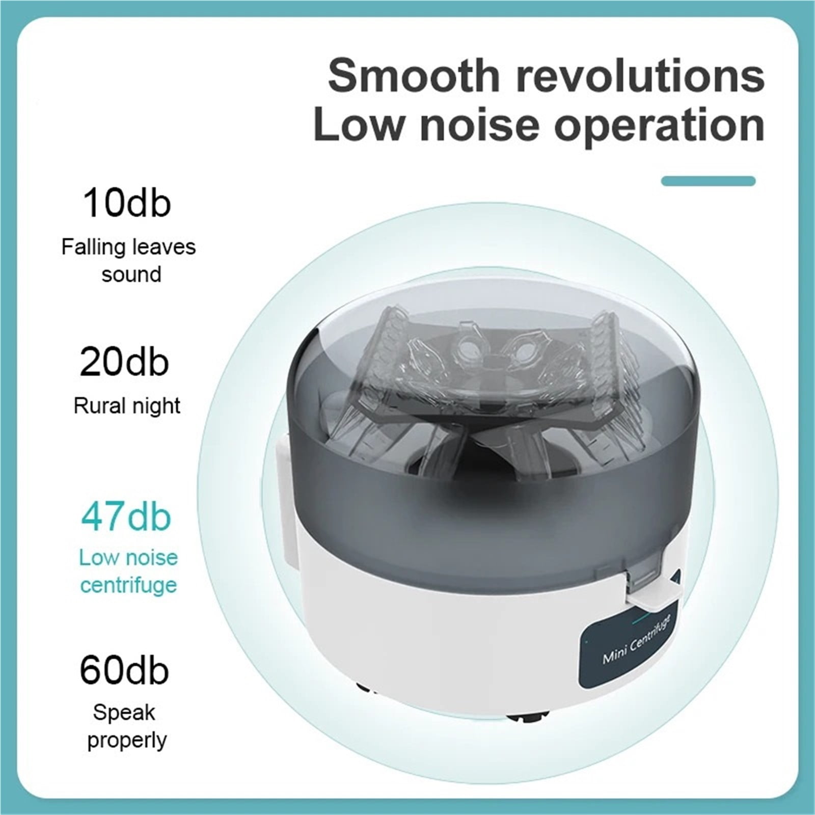 Mini Centrifuge Machine Pcr Centrifuge Lab Microcentrifuge 4000rpm 7000rpm For 0.2/1.5/2ml Centrifuge Tube ,Efficient Separation