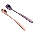 thumbnail image 1 of Paquete de 2 cucharas de de de té de material acero inoxidable, utensilios de cucharadita BLESIY Cuchara de helado de acero inoxidable, 1 of 8