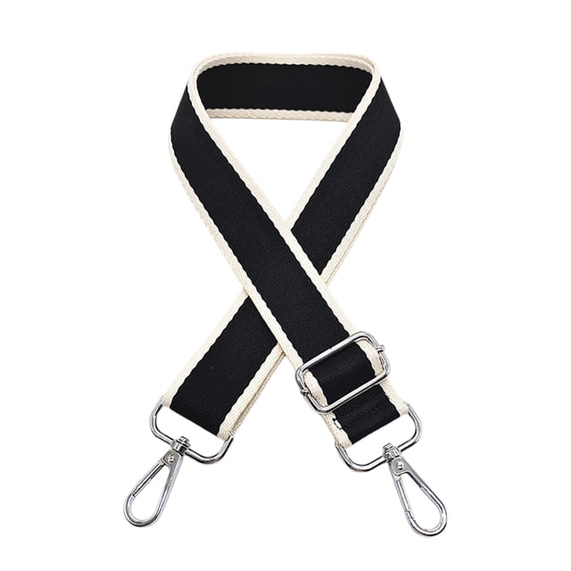 Dsscvnef Sangle de Sac à Main Argent Matériel Larges Sangles de Sac Remplacement Bandoulière Réglable pour Sacs à Main Toile Fourre-Tout