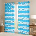 thumbnail image 2 of Homewish USA Flag Black Out Curtains for Teens Boys Girls,Abstract Plaid Stripes Curtains Pack of 2 (42x63 Each),Minimalist Geometric Bedroom Curtains,Ultra Soft Home Decor, 2 of 6
