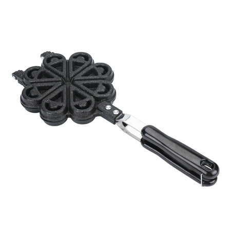 

Cake Aluminum Non Stick Double Side Waffle Maker Kids Easy Clean Kitchen Tool