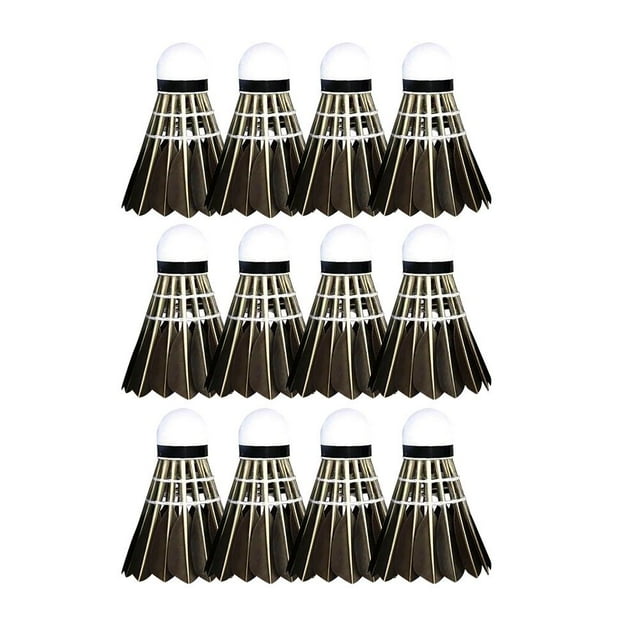 336pcs Black Badminton Windproof for Competitive Training Durable Lot