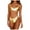 52_Yellow, variant on Lroveb One Piece Swimsuits for Women Shiny Metallic Two Bikini Bathing Suit Vest Jumpsuit Monokini Bathing Suit