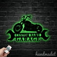 thumbnail image 3 of Handmadetneonsign Motorcycle Garage Metal Wall Art Light, Garage Metal Sign Wall Decor, Garage Metal Decor 62340, 3 of 5