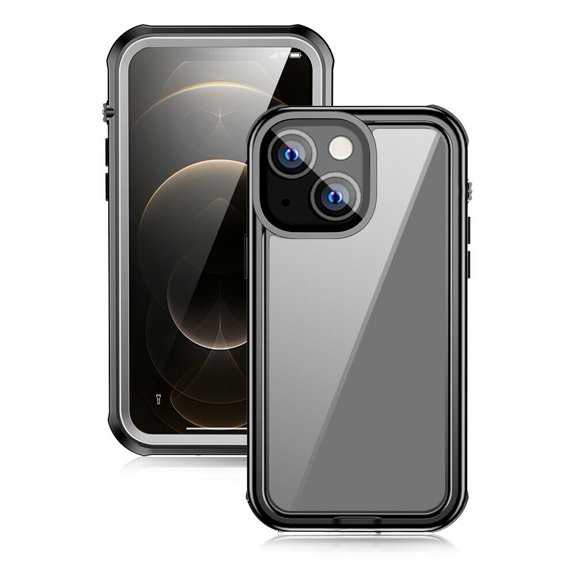FIEWESEY for iPhone 13 Waterproof Case, IP68 Underwater Case Built-in Screen Protector Full Body Sealed Heavy Duty Protective Cover Shockproof Snowproof for iPhone 13 6.1 inch