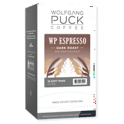 Wolfgang Puck Coffee Soft Pods, Espresso Blend, 18 count (Pack of 1)