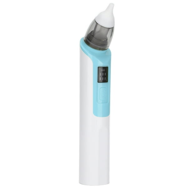 Baby Easy To Clean Strong Suction Baby Nose Sucker Soft Silicone Nozzle For Nasal Cleaning Blue