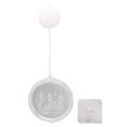 thumbnail image 2 of Hanging Moon Lamp, Adhesive Hook 16cm Diameter Warm White  Decoration LED Ramadan Light  for Room Lighting, 2 of 8