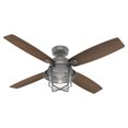 thumbnail image 2 of Hunter Fan Company Port Royale 52" Home Ceiling Fan with Light, Silver, 2 of 7