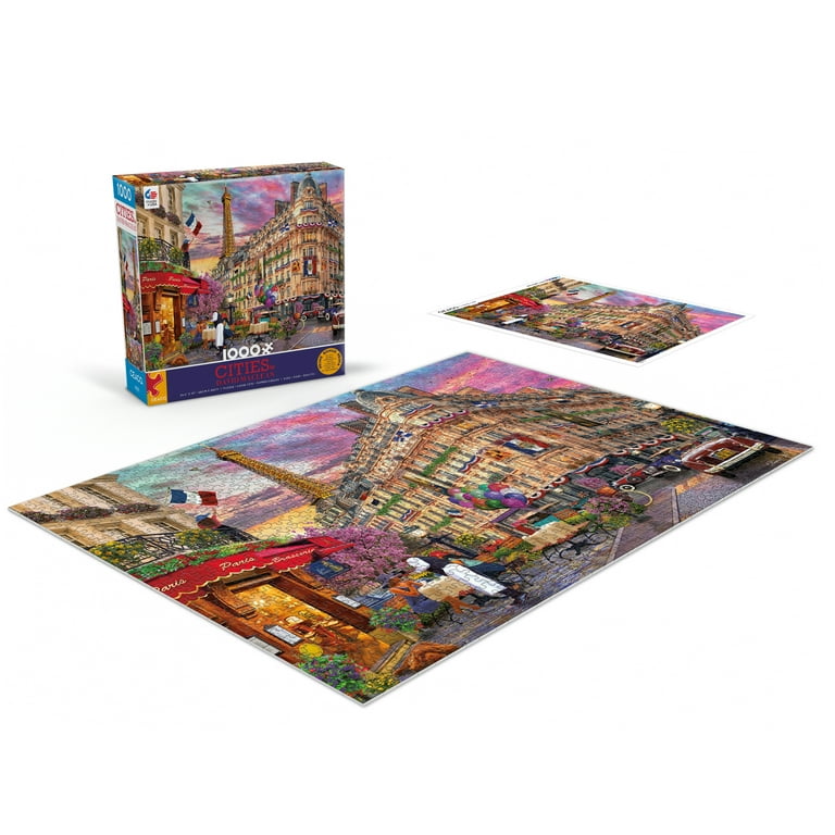 Ceaco - David Maclean Cities - Bonjour Paris - 1000 Piece Interlocking  Jigsaw Puzzle 