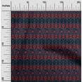 thumbnail image 1 of oneOone Cotton Poplin Fabric Geometric Ikat Printed Fabric 1 Yard 56 Inch Wide, 1 of 4