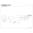 thumbnail image 2 of Kingston K1263A5 Universal Fits Tub Spout w/ Front Diverter, Oil Rubbed Bronze, 2 of 2