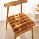 thumbnail image 1 of Almohadilla para asiento | Cojín grueso, suave y antideslizante para silla de oficina, estudiante, hogar, comedor, cocina, banco, taburete | Poliéster transpirable y cálido | 40x40 cm, 1 of 8