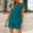 Blue, variant on FengLS Women's Fashion Sets Casual Loose V-Neck Button Short Sleeves Tops Skirt Shorts Sets with Pockets Summer 2 Piece Sets for Daily Outings & Loungewear