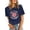 Navy, variant on Trendfront Womens Volleyball Graphic T Shirts Crewneck Short Sleeve Sports Print Casual Match Day Tee Tops