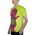 thumbnail image 3 of Barney And Friends Men's T Shirt Summer Casual Fashion Unisex Short Sleeve Graphic Crew Neck Tees Tops, 3 of 8