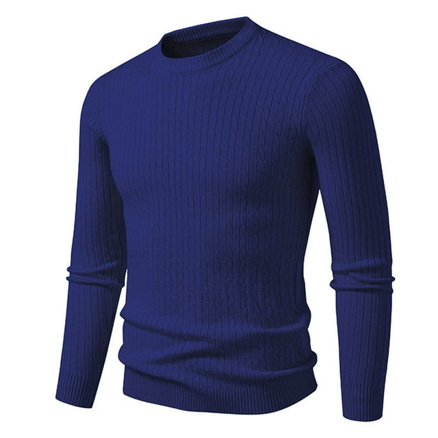 LIaqionyy Chandail pour Homme à Col Roulé, Chandail à Enfiler, Hauts Tricotés Automne Hiver, Chandail Chaud à Enfiler, Coupe Ajustée, Chandail de Base, M-3TG