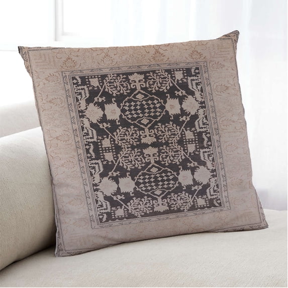 Ahgly Company Indoor Square Mid-Century Modern Throw Pillow, 18 inch by 18 inch
