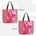thumbnail image 2 of Balery Pink Balloon Puppy Art Bolsa de Mano para Mujeres con Cremallera, Bolsa de Gimnasio con Compartimentos, Bolsa para Laptop, Bolsa para Trabajo, 2 of 7