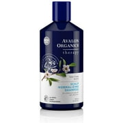 Avalon Organics Scalp Normalizing Therapy Shampoo, Tea Tree Mint 14 oz (Pack of 2)